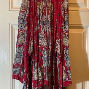 Free People Bohemian Paisley Scarf skirt
